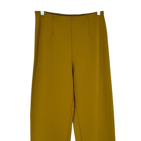 Missoni Wide-Leg Pants Pull-On Yellow Size 44 IT Size 8 - Picture 4 of 12